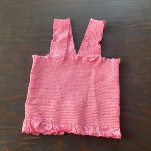 cropped scrunch top- never worn